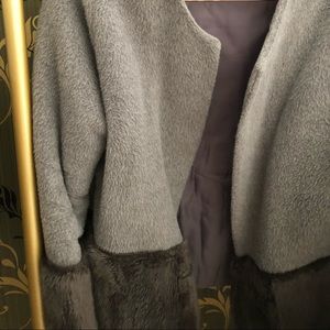 Gray Fur Jacket